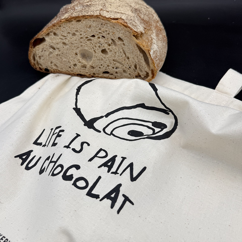 Tote Bag Life is pain au chocolat