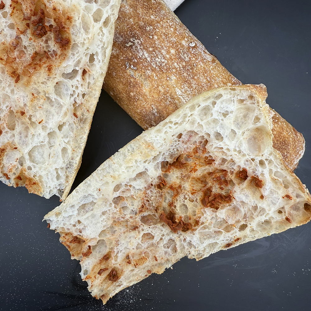 Pan de Cristal Tomate