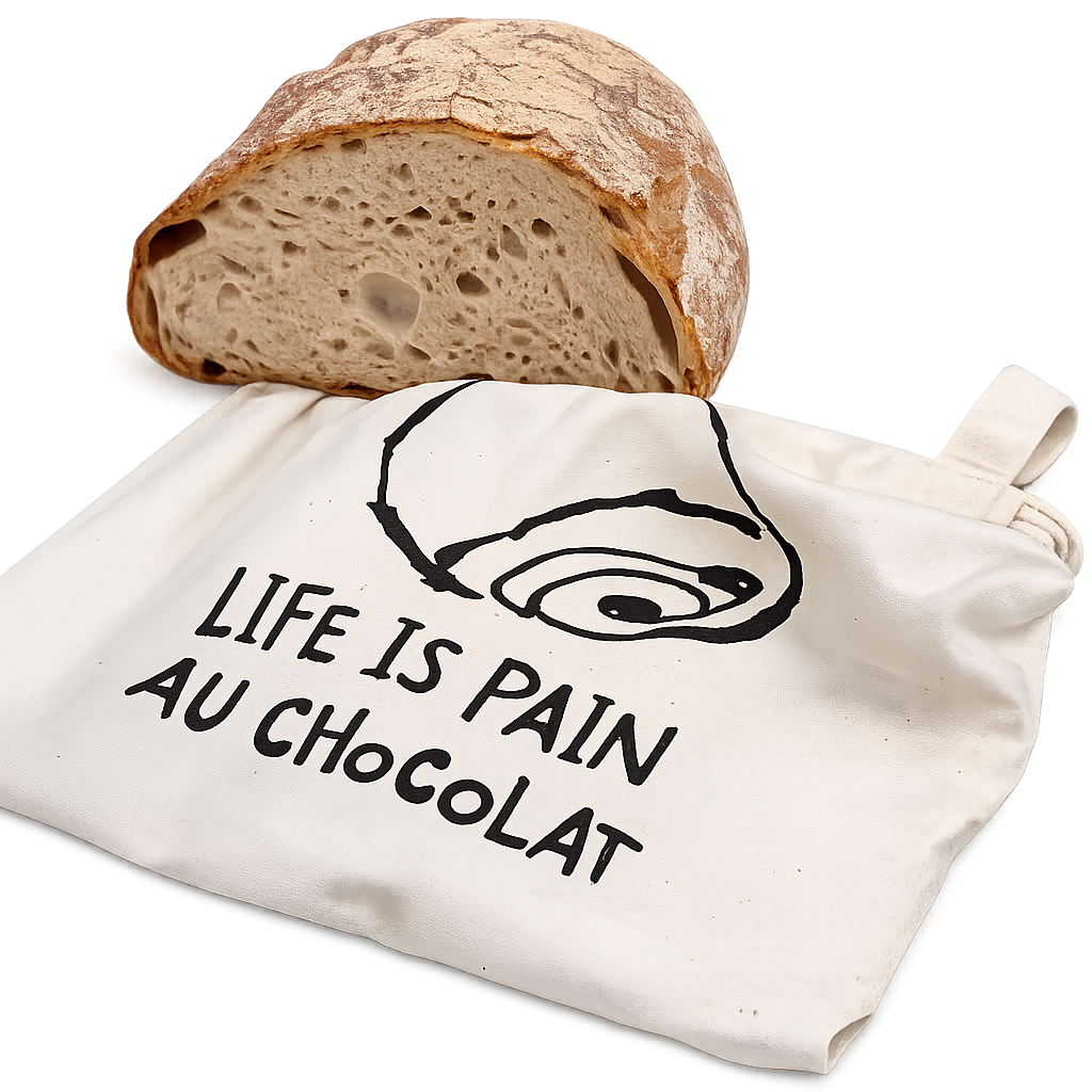 Tote Bag Life is pain au chocolat