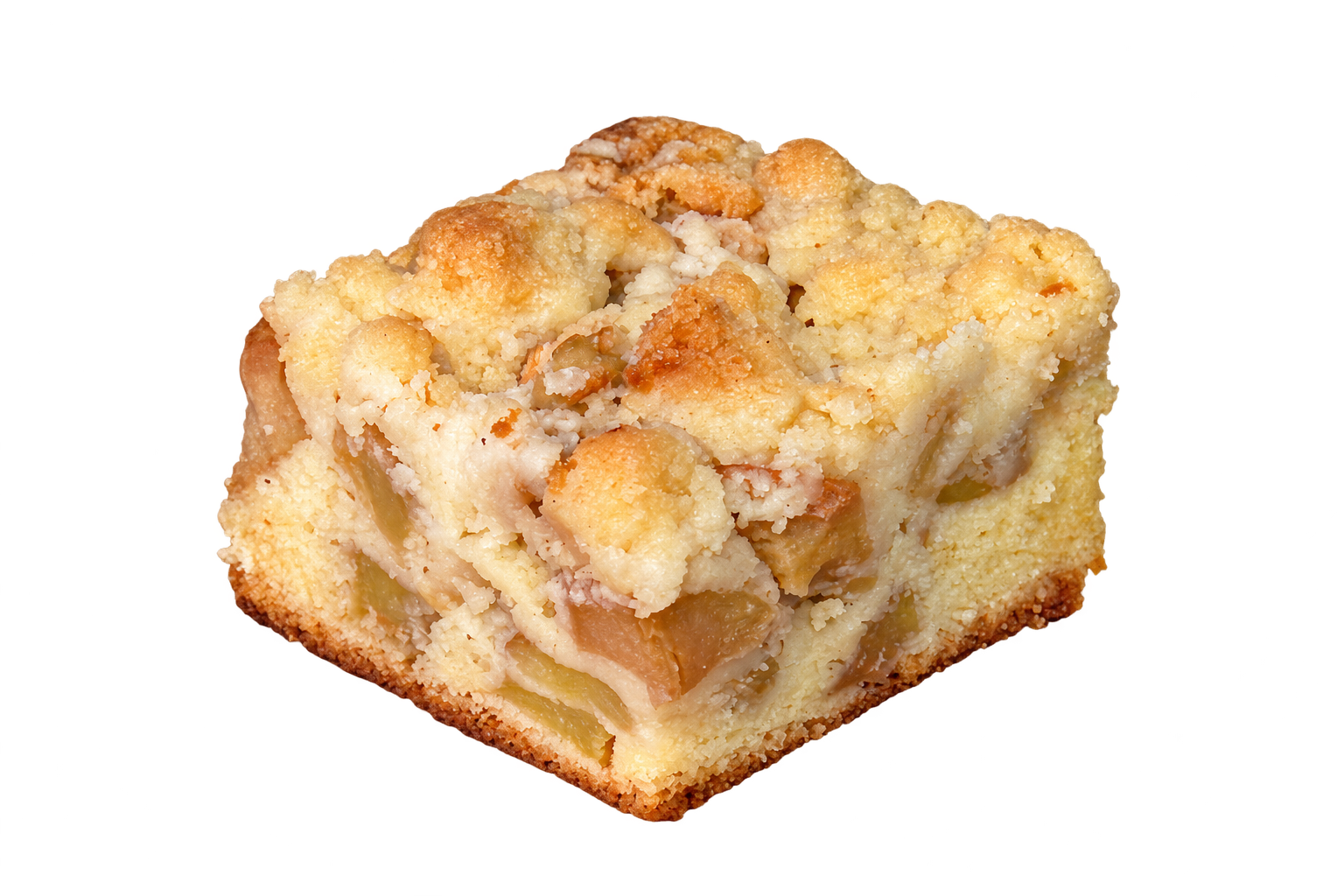 Tarta de manzana asada con streusel