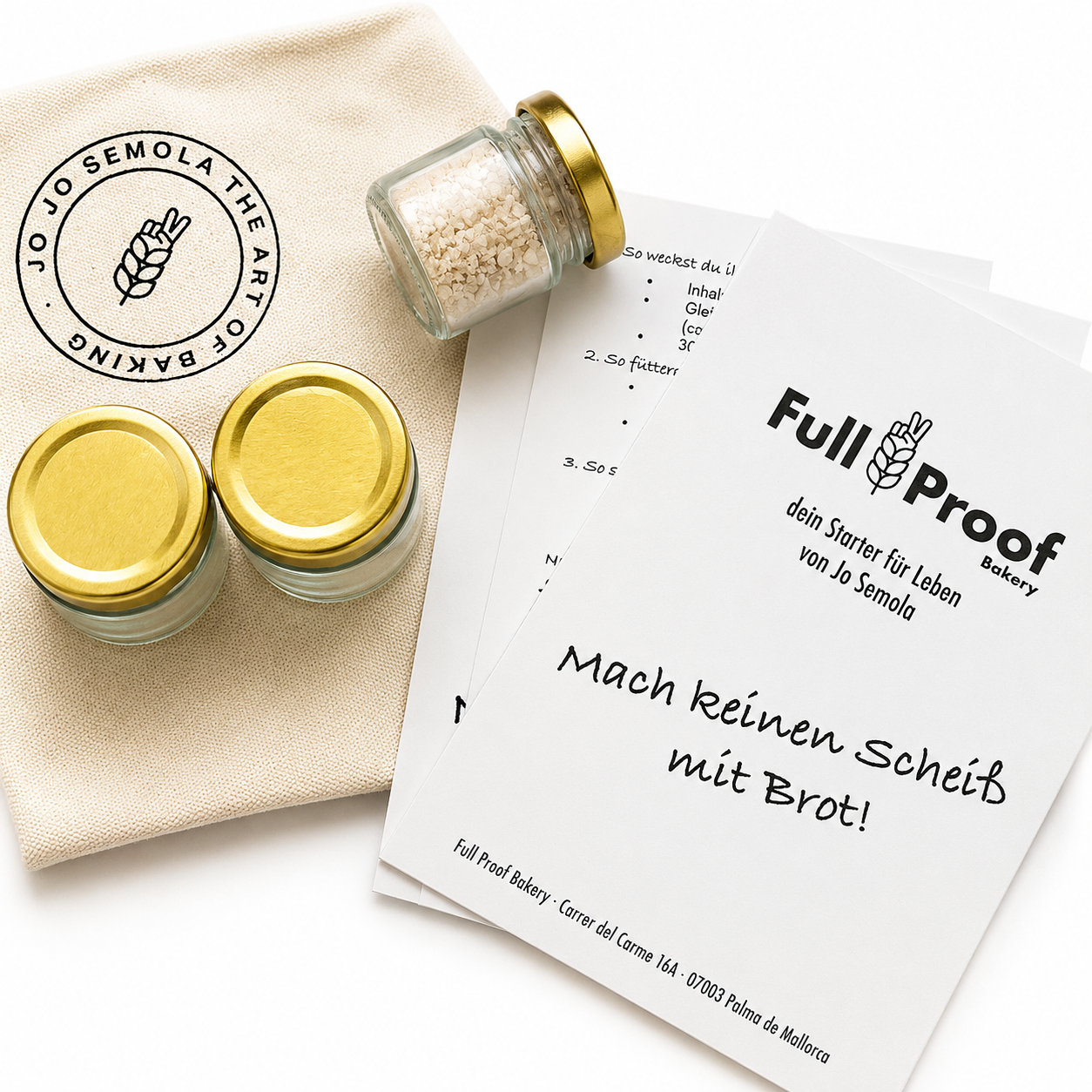getrockneter Sauerteig